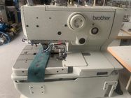 Irmão automatizado de segunda mão Eyelet Buttonhole Machine da máquina de costura de movimentação direta