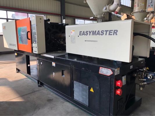 Recipiente plástico servo usado da máquina de 150 toneladas da modelação por injeção que faz a máquina
